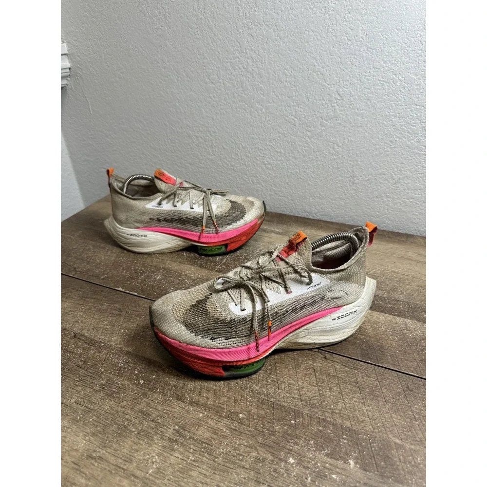 Nike Air Zoom Alphafly‎ NEXT% Flyknit Rawdacious W Size 9 Shoes Sneakers Running